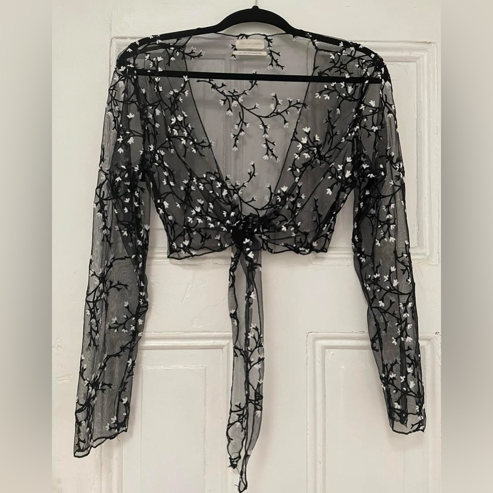 Urban Outfitters Sheer Top Size Large